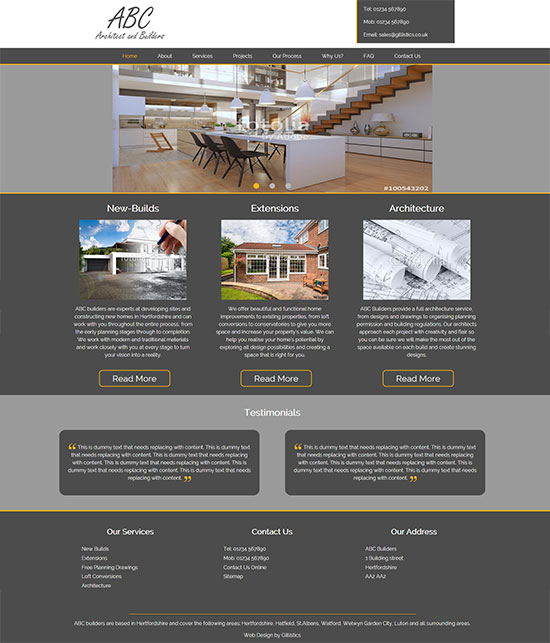 ABC Builders Website