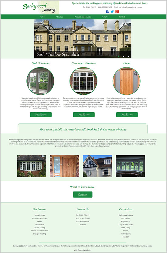 Barleywood Joinery Website